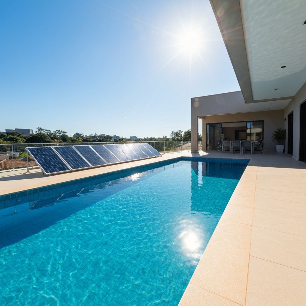 Aquecimento solar para piscina